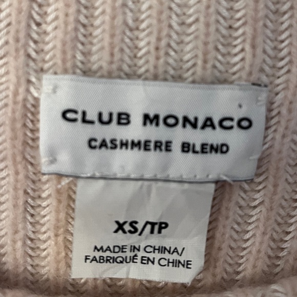 Club Monaco cashmere blended with silk sweater Size XS - Picture 4 of 4
